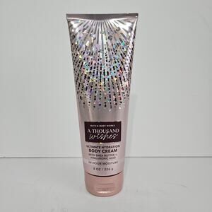 Bath & Body Works A Thousand Wishes Body Cream 8 fl oz NEW 24 Hour Moisture